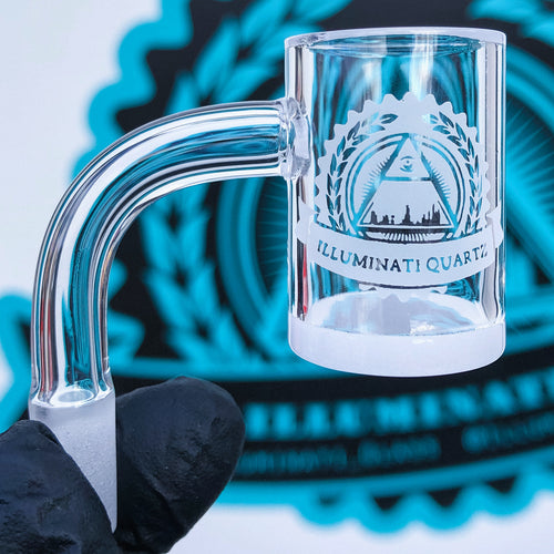 ILLUMINATI QUARTZ HIGH QUALITY BEVELED EDGE OPAQUE BOTTOM BANGER