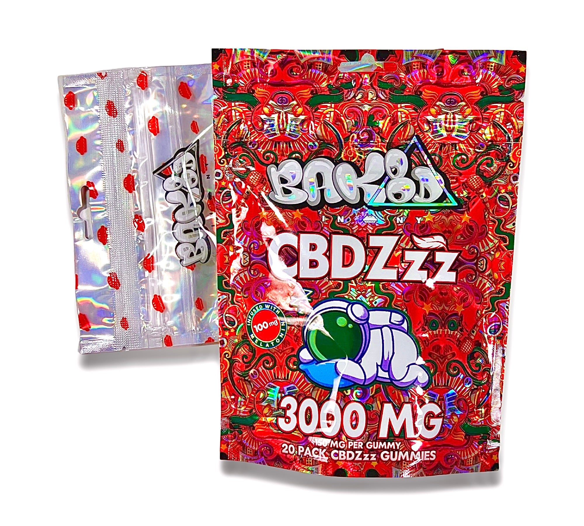 BAK8D Master Blend - CBDZZZ -3000mg Gummies - Single unit