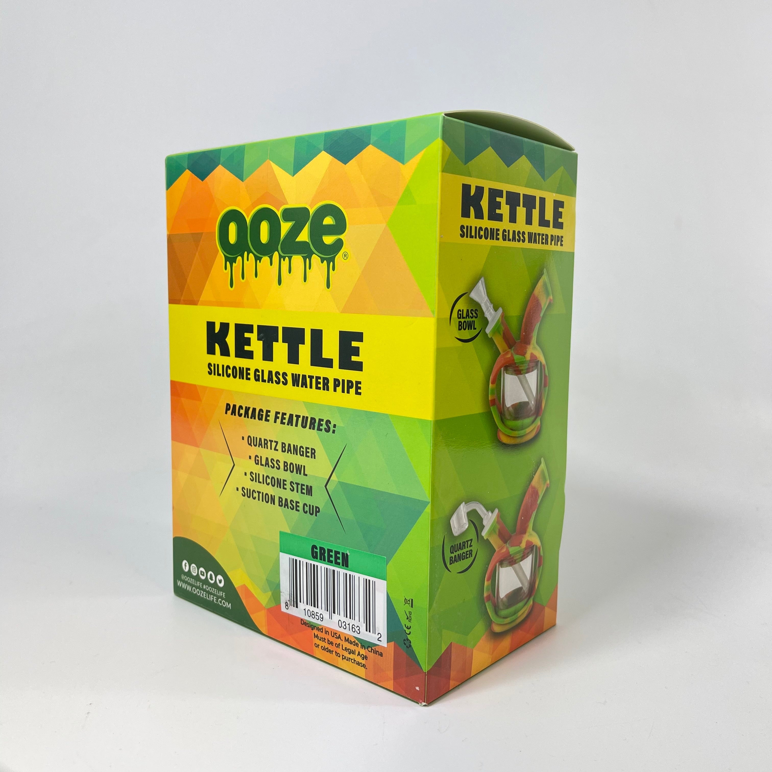 Ooze Kettle - Silicone Glass Waterpipe