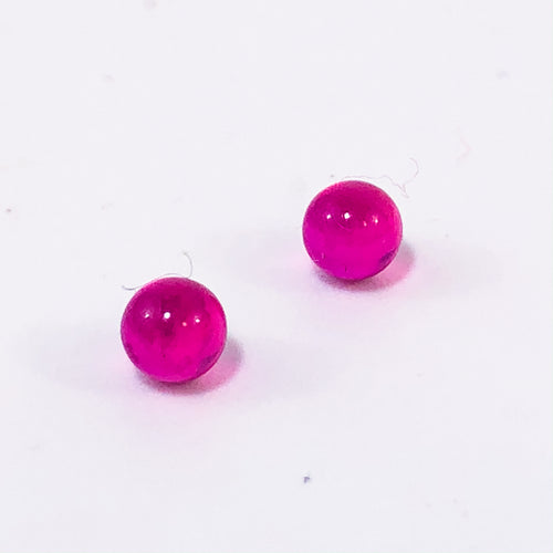 Real Ruby Dab Beads