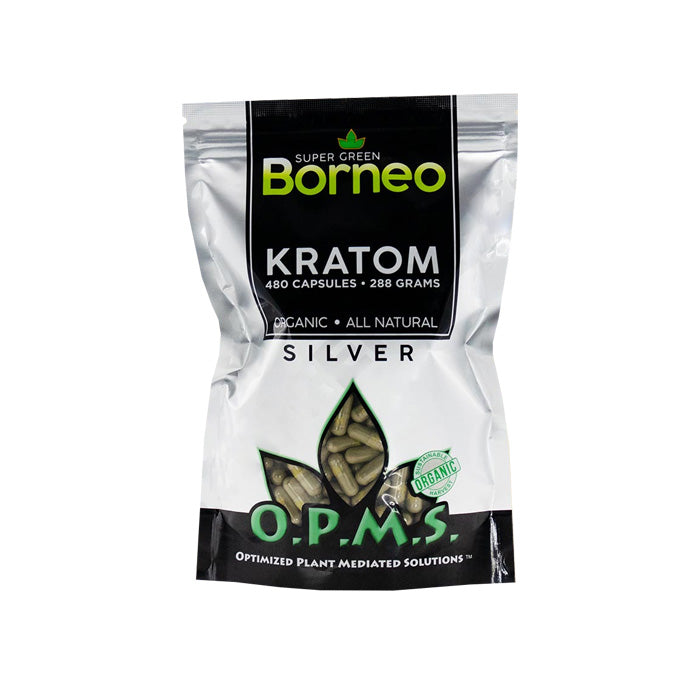 OPMS Silver Kratom Capsules - 60 Count