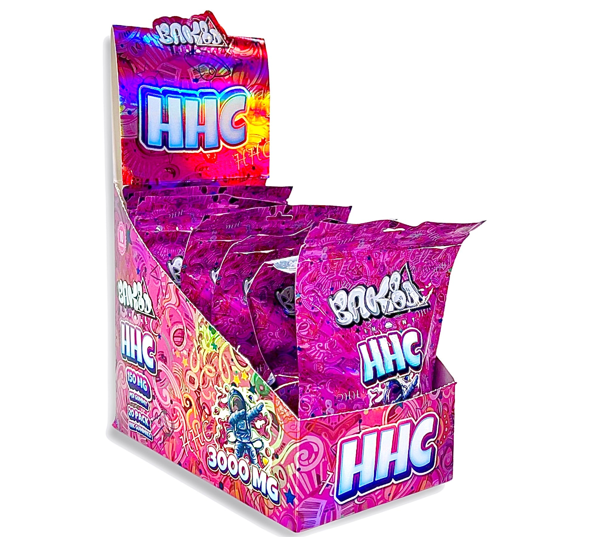 BAK8D Master Blend - HHC - 3000mg Gummies - Single Unit