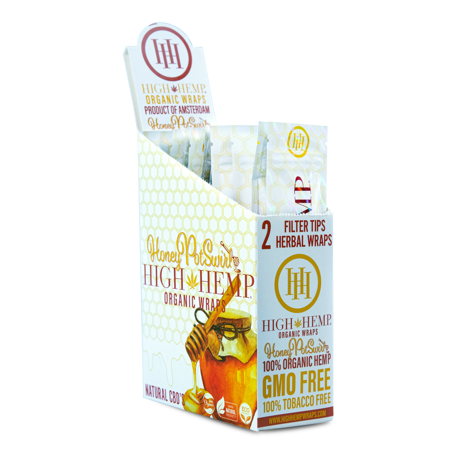High Hemp Wraps - 20 Packs of 2 (4 Flavors)