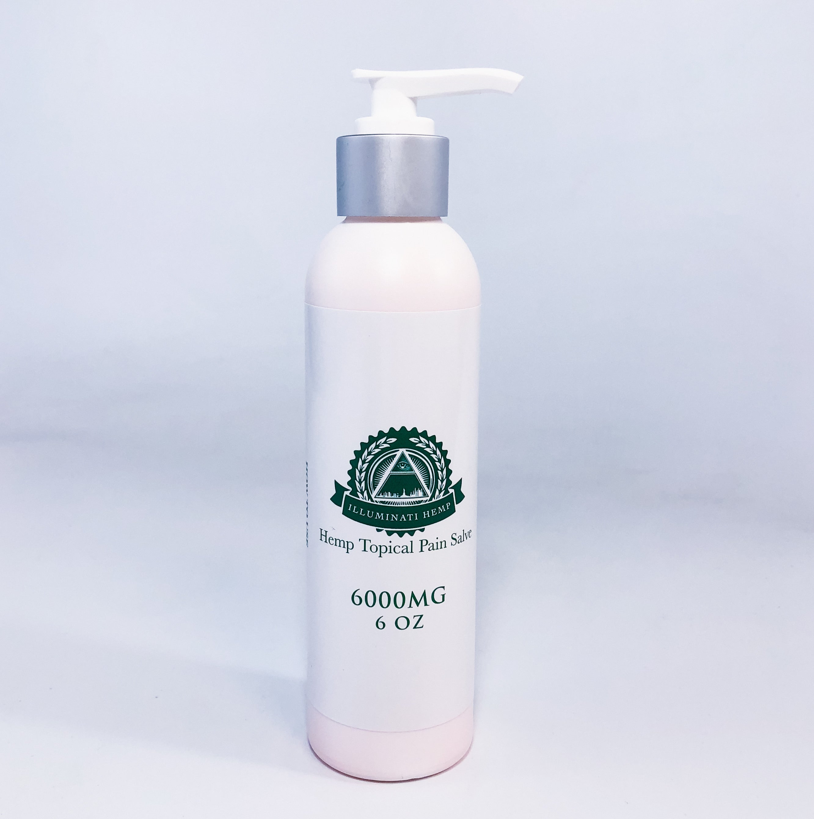 CBD Salve - 6000MG 6oz. Pump Bottle (PAIN RELIEF CREAM) - SINGLE UNIT
