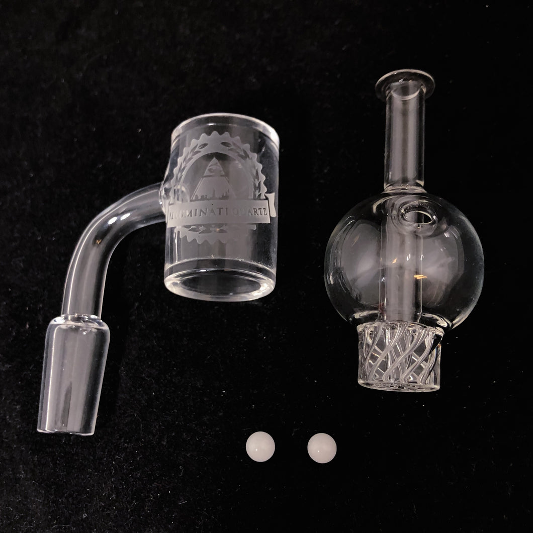 ILLUMINATI QUARTZ BEAD SPINNING SET